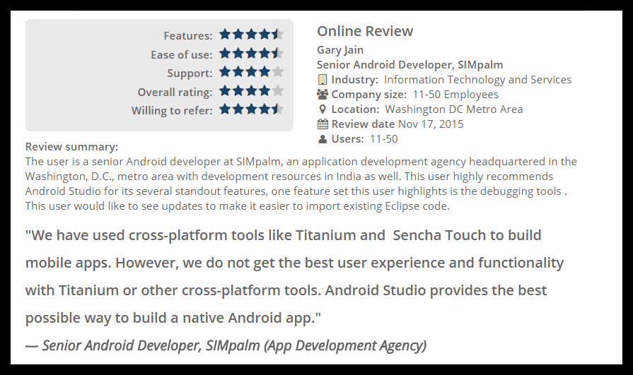 Android Studio Review