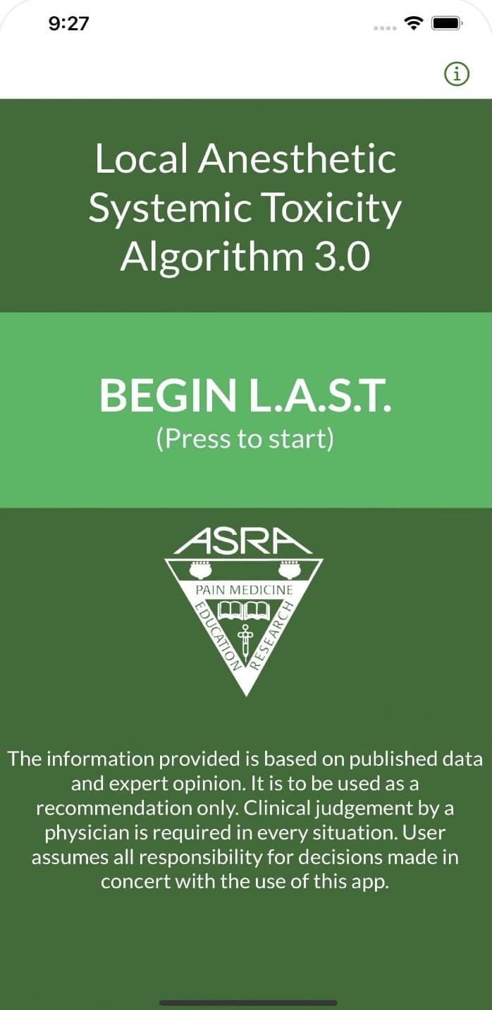 ASRA last app