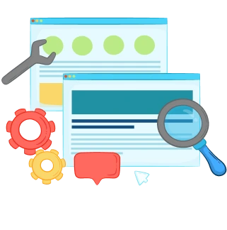 Web App Illustration