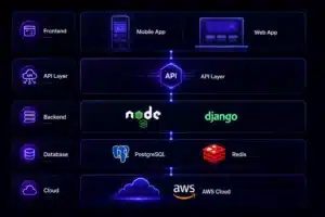 Event management app tech stack