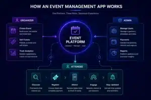 How event management app works