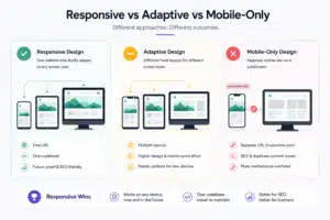 Responsive vs Adaptive vs Mobile only designs