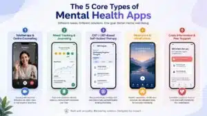 The 5 Core Types of Mental Health Apps