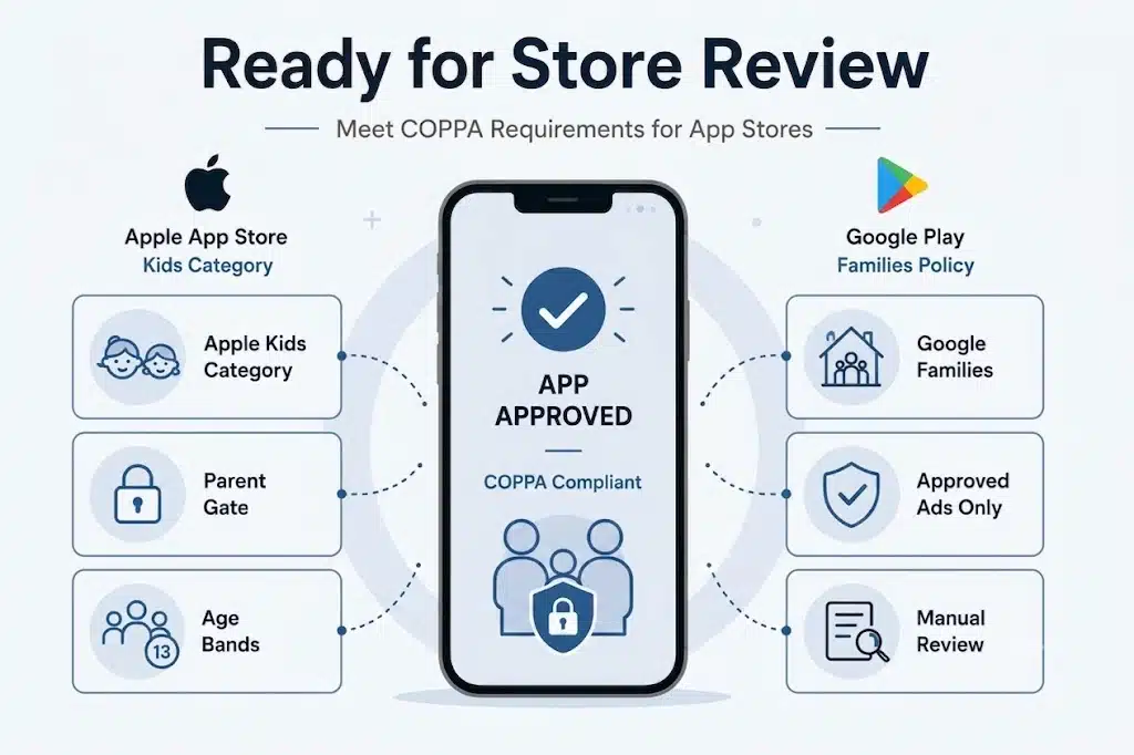 App store requirements for COPPA compliant apps