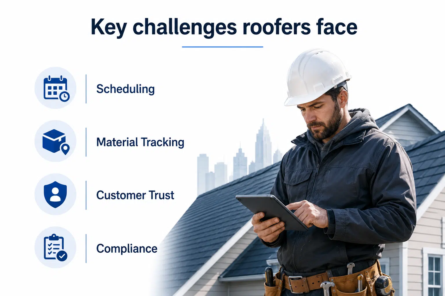 Key challenges roofers face
