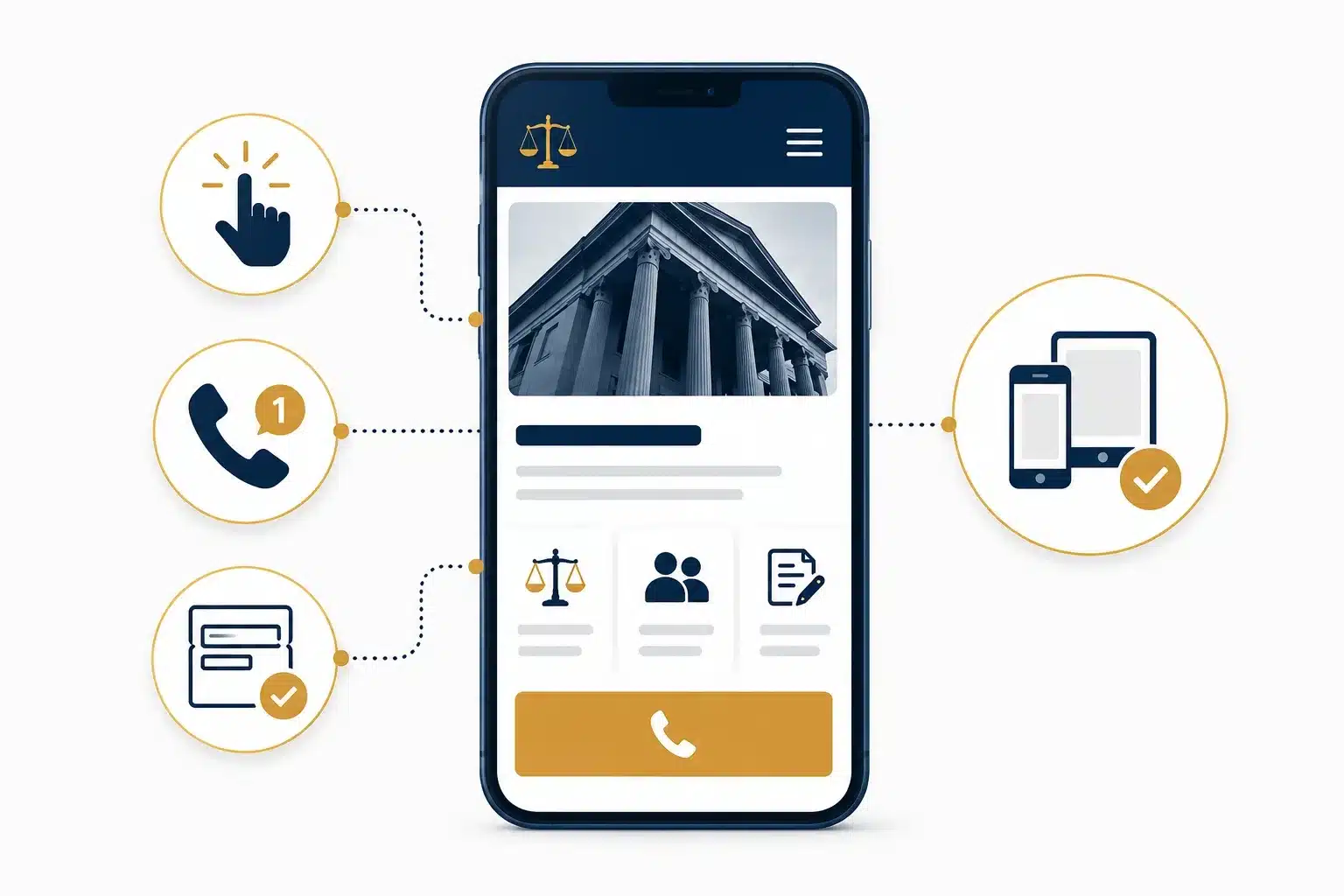 Build a Mobile-First Responsive Design website for law firm