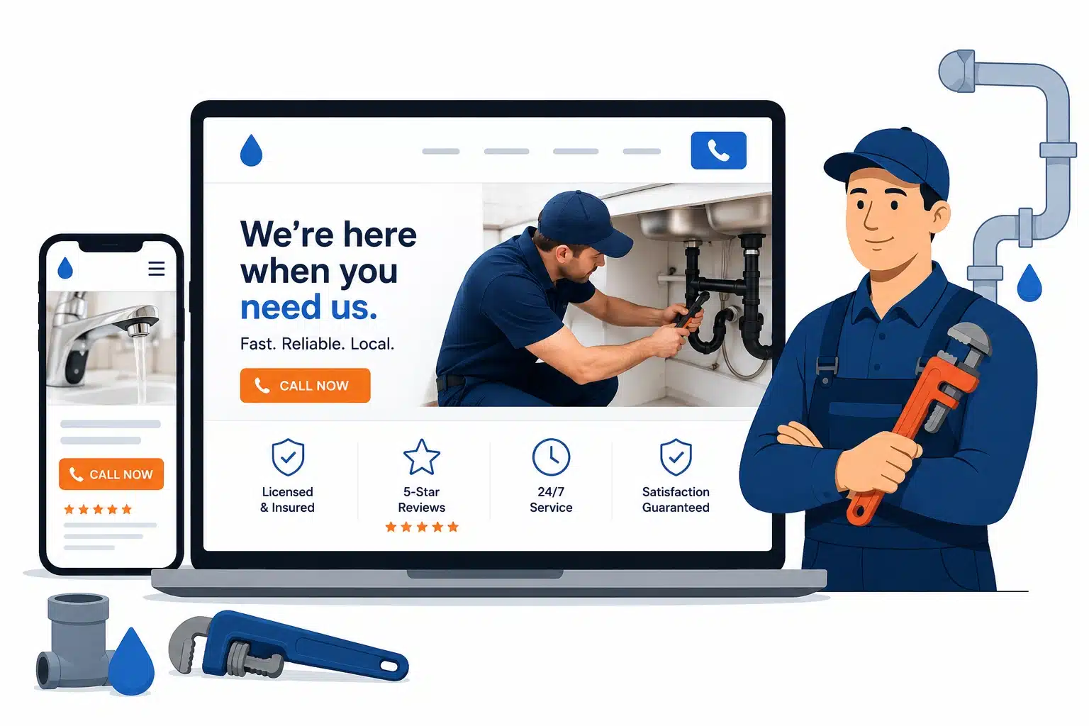 Plumber Website Design Guide: What Converts in 2026
