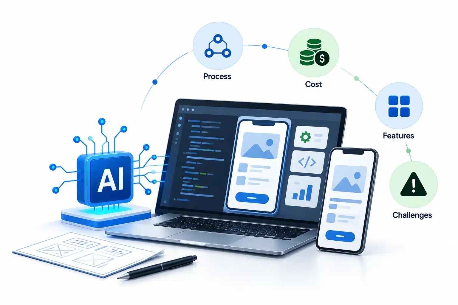 AI in MVP Development: Process, Cost, Features & Challenges