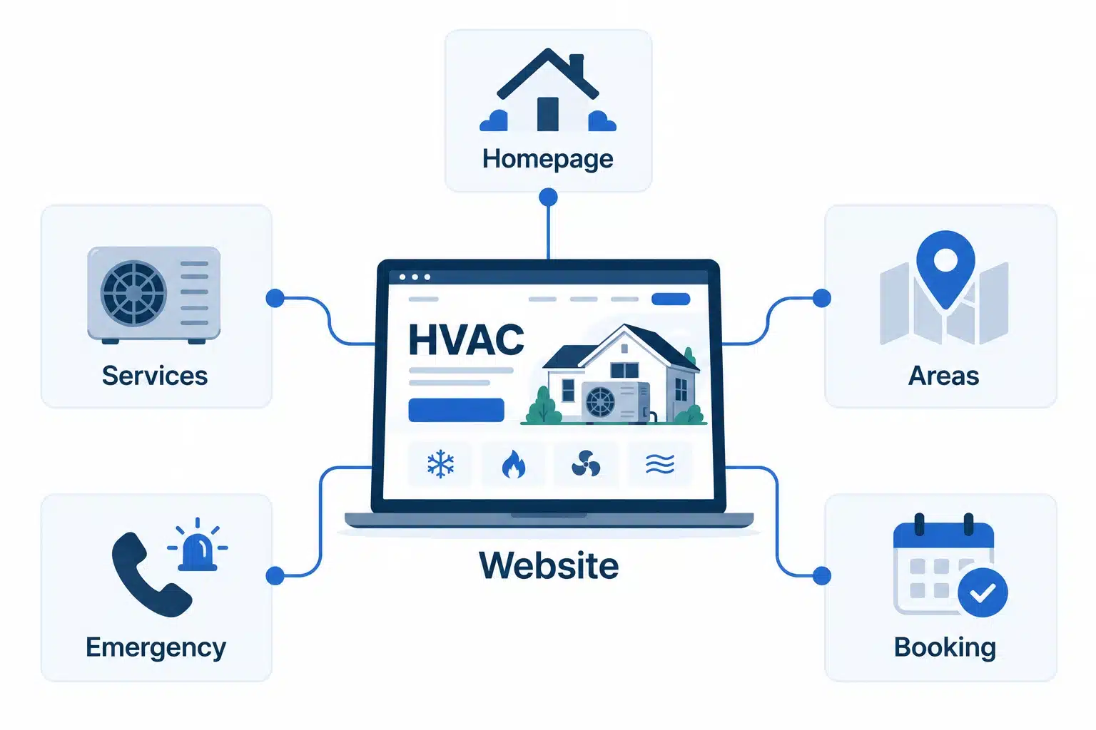 HVAC Website Architecture